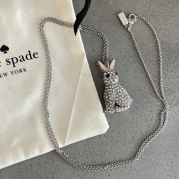 kate spade Jewelry - New! Rare Kate Spade Bunny Necklace